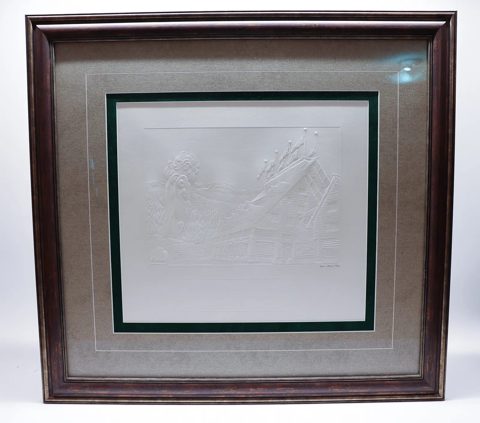 Old Faithful Inn Embossed Print 165/2500