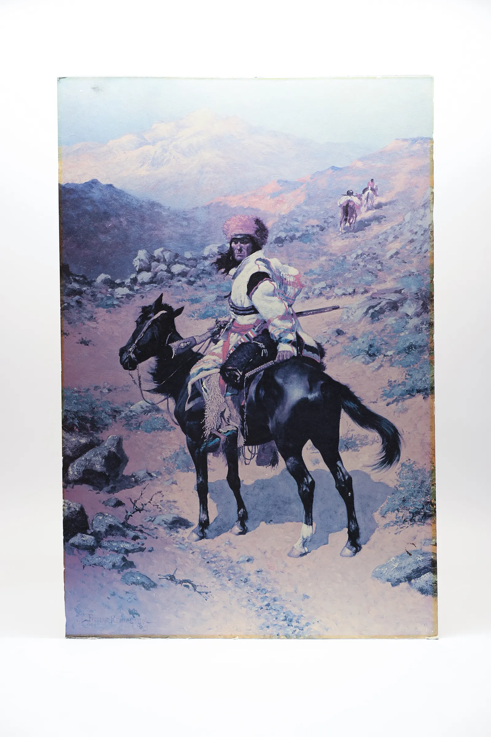 Frederic Remington 'An Indian Trapper' Print