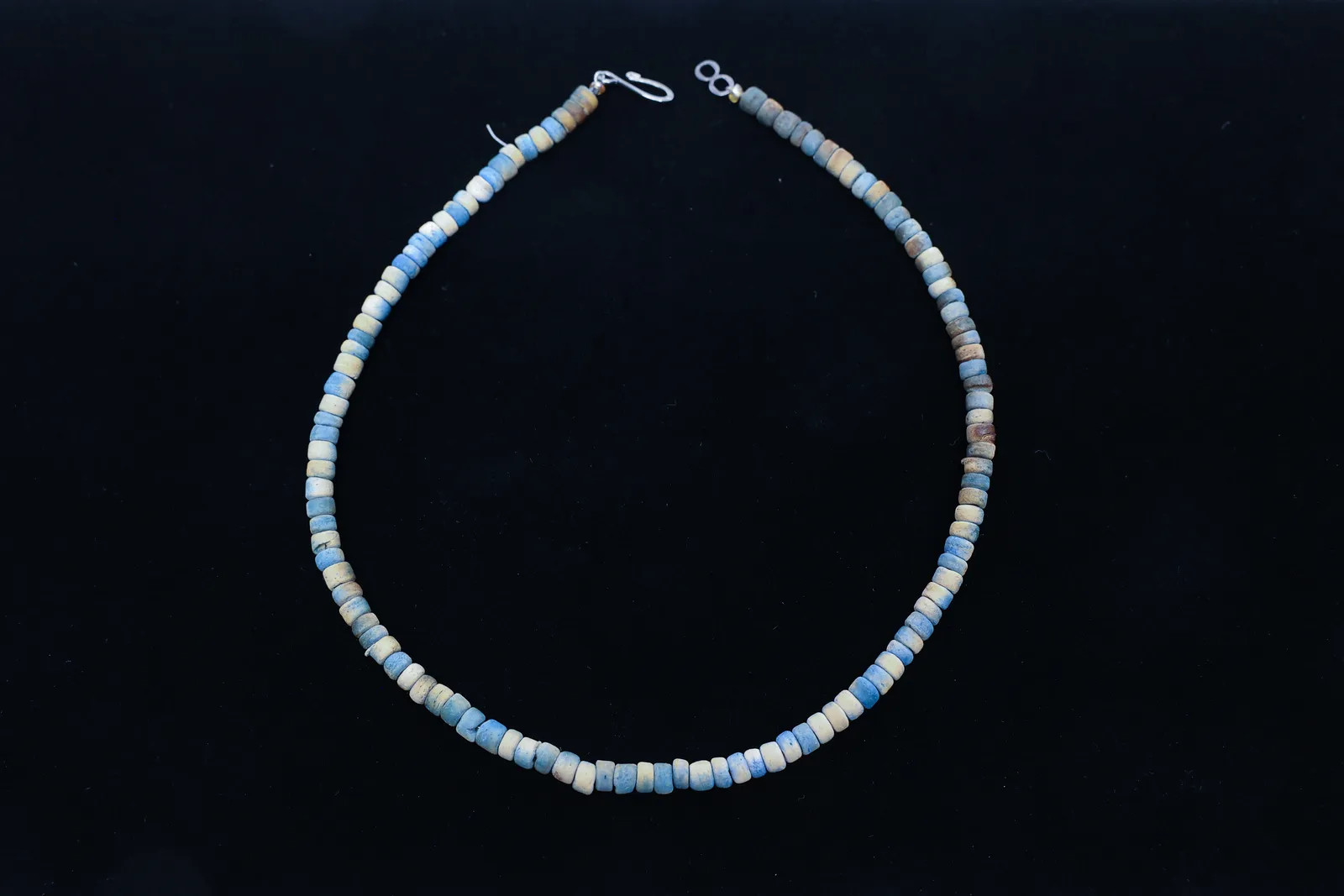 Ancient Style Faience Disc Bead Necklace