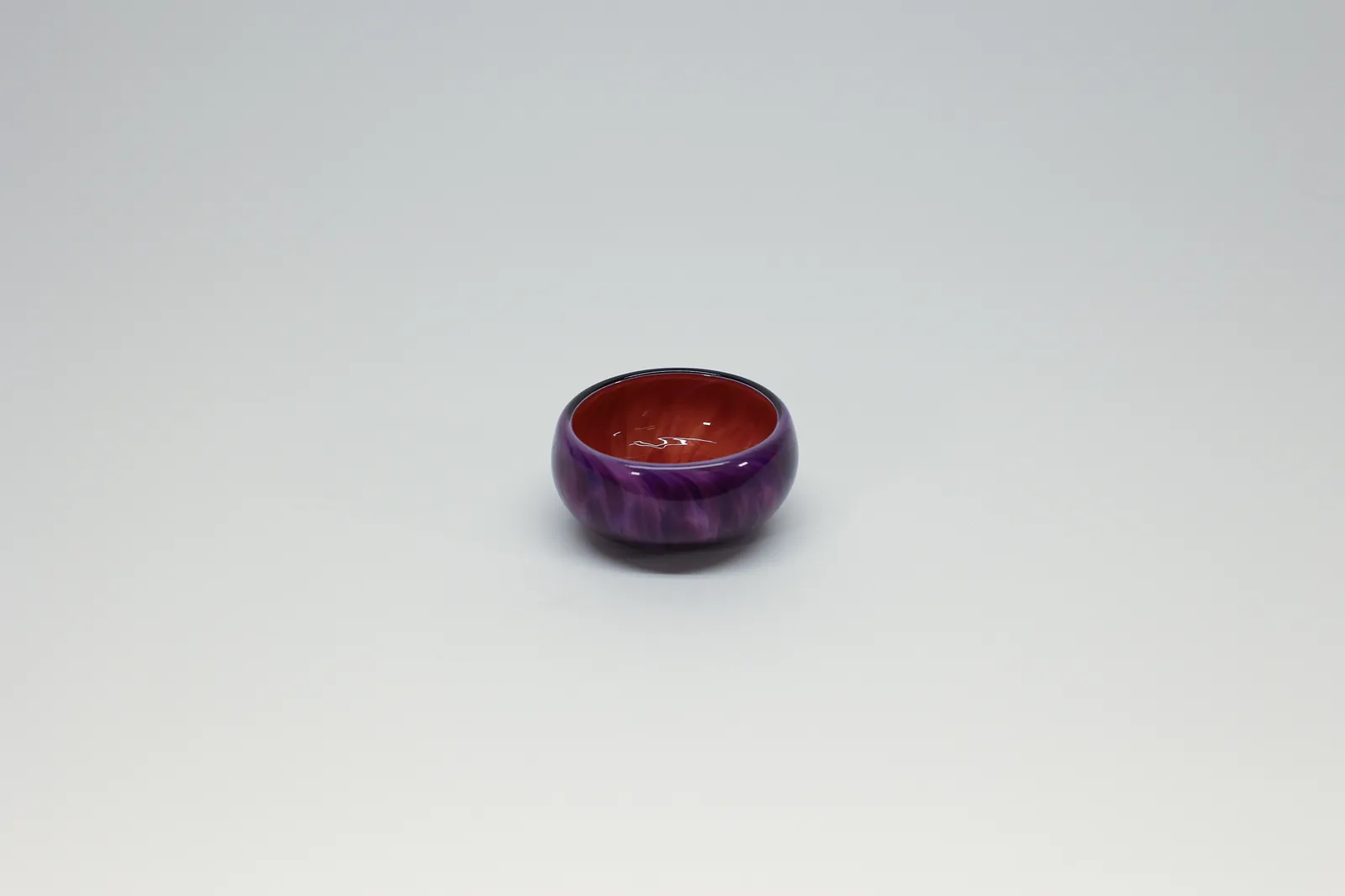 Blowing Sands Studio Art Glass Dish, Signed 2016
