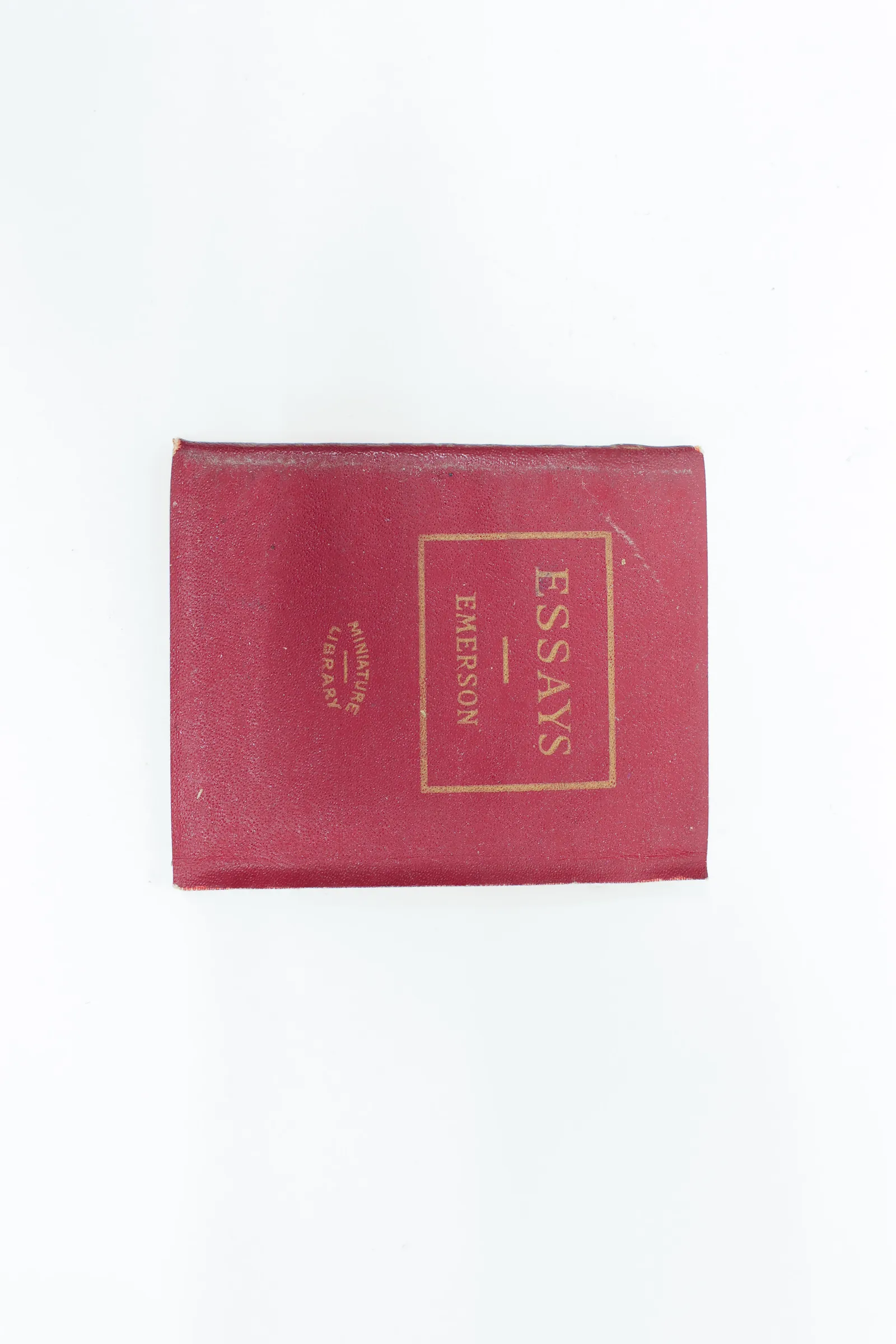 Miniature Library, Emerson's Essays, Red