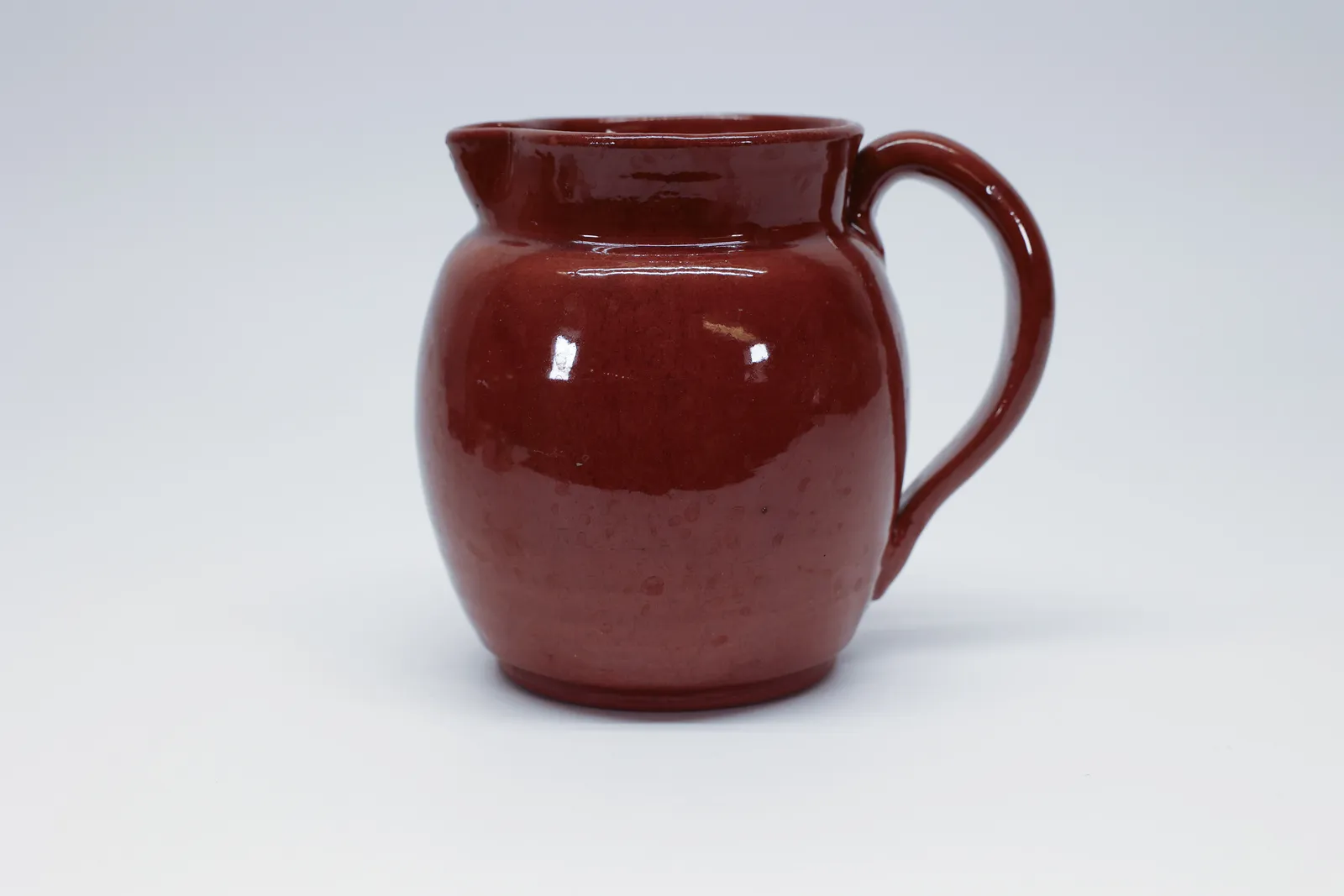 Vintage Spanish Brown Glaze Pottery Pitcher
