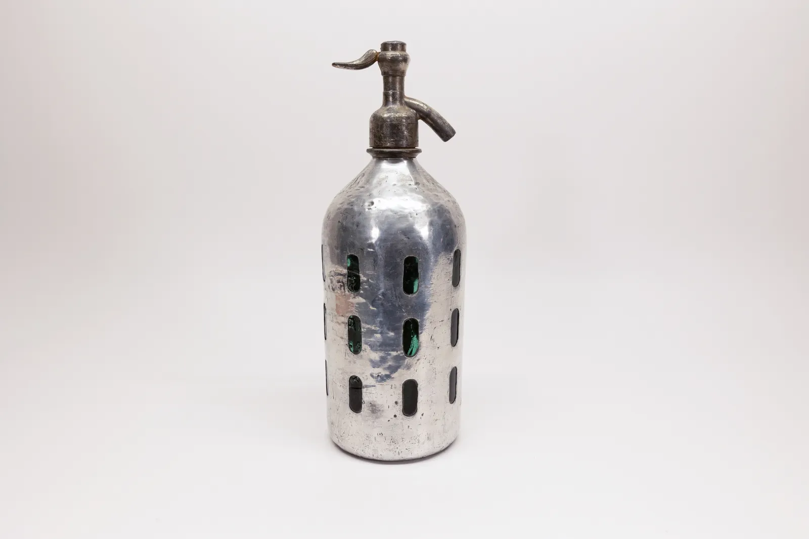 Vintage Argentine Soda Siphon Bottle Alum Siffredi