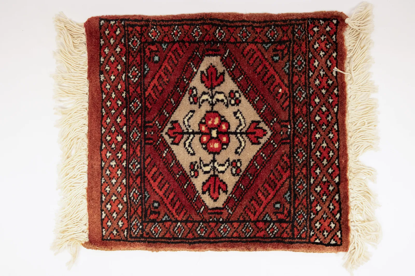 Small Hand-Knotted Baluch Tribal Wool Rug