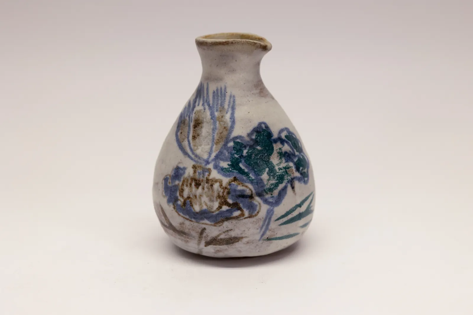 Studio Art Pottery Creamer Sake Bottle Bud Vase