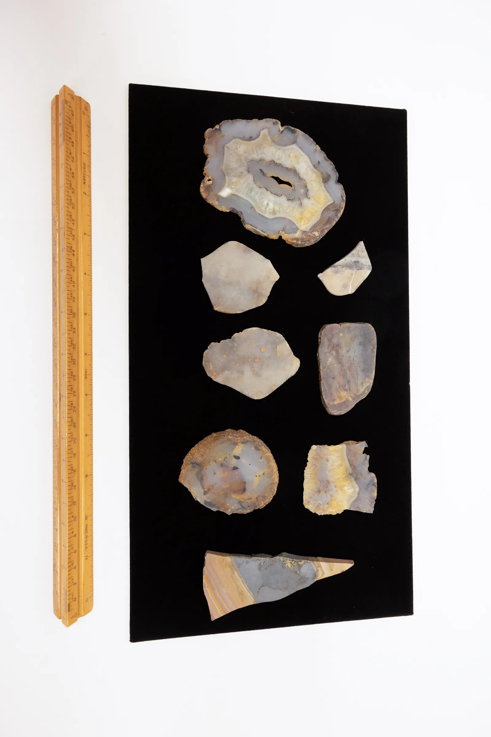 Set of 8 Rough Cut Agate & Minderal Specimens