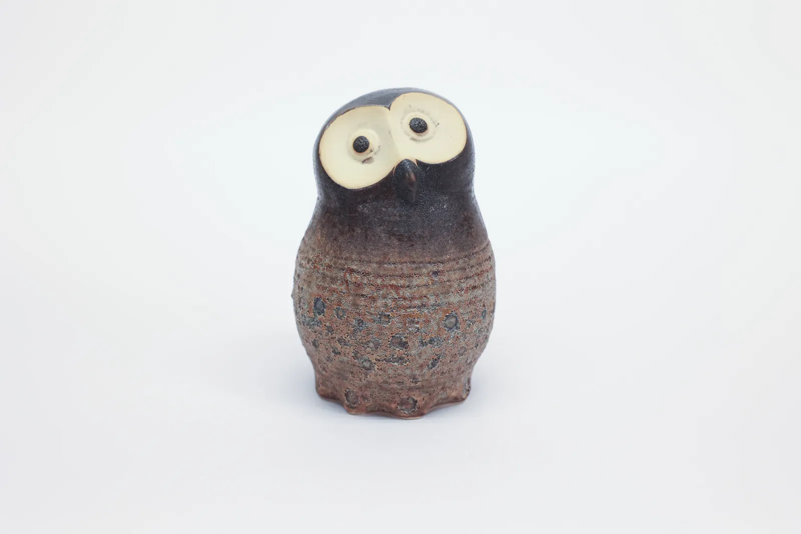 Pottery Owl Figurine