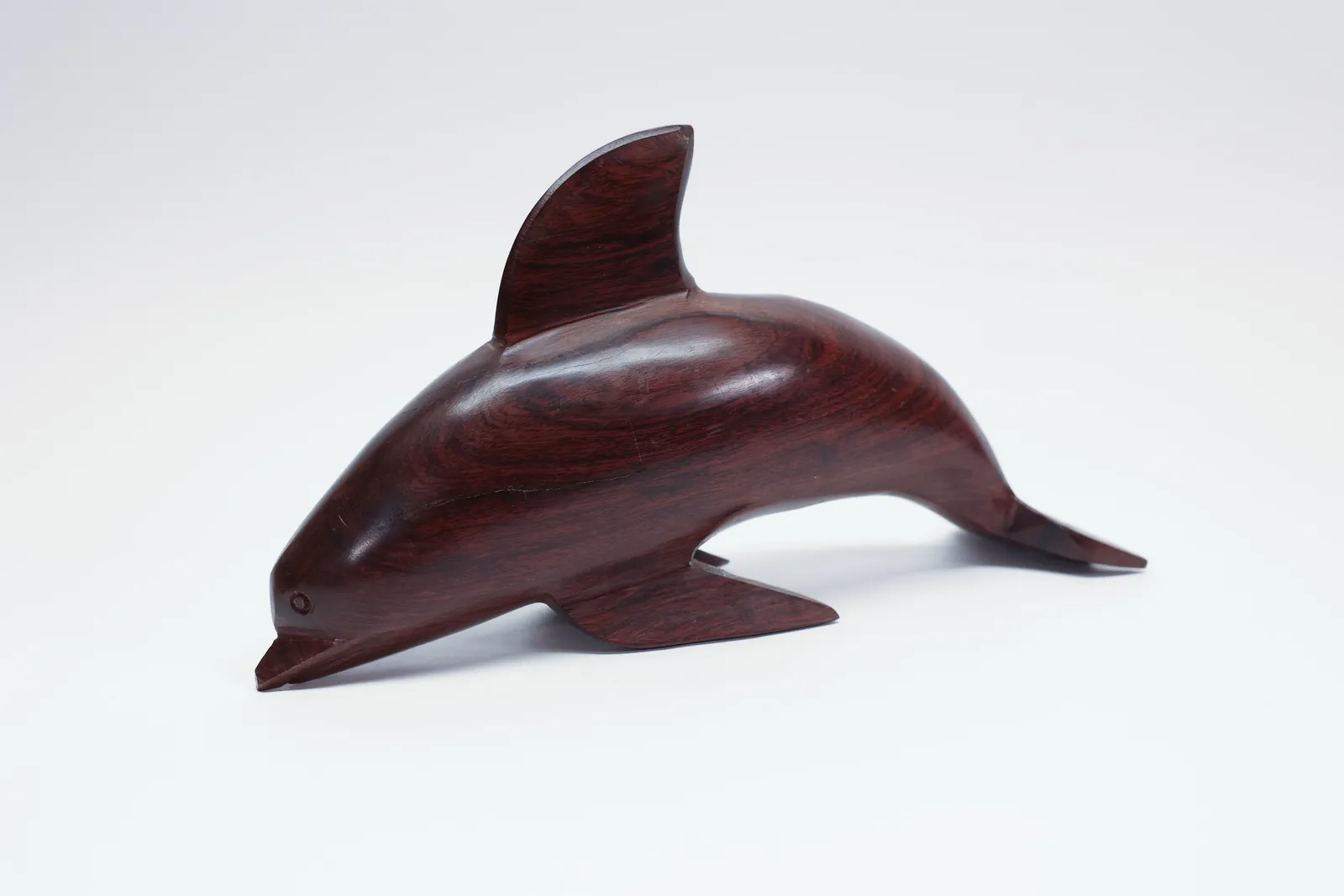 Mexico Folk Art Carved Ironwood Dolphin