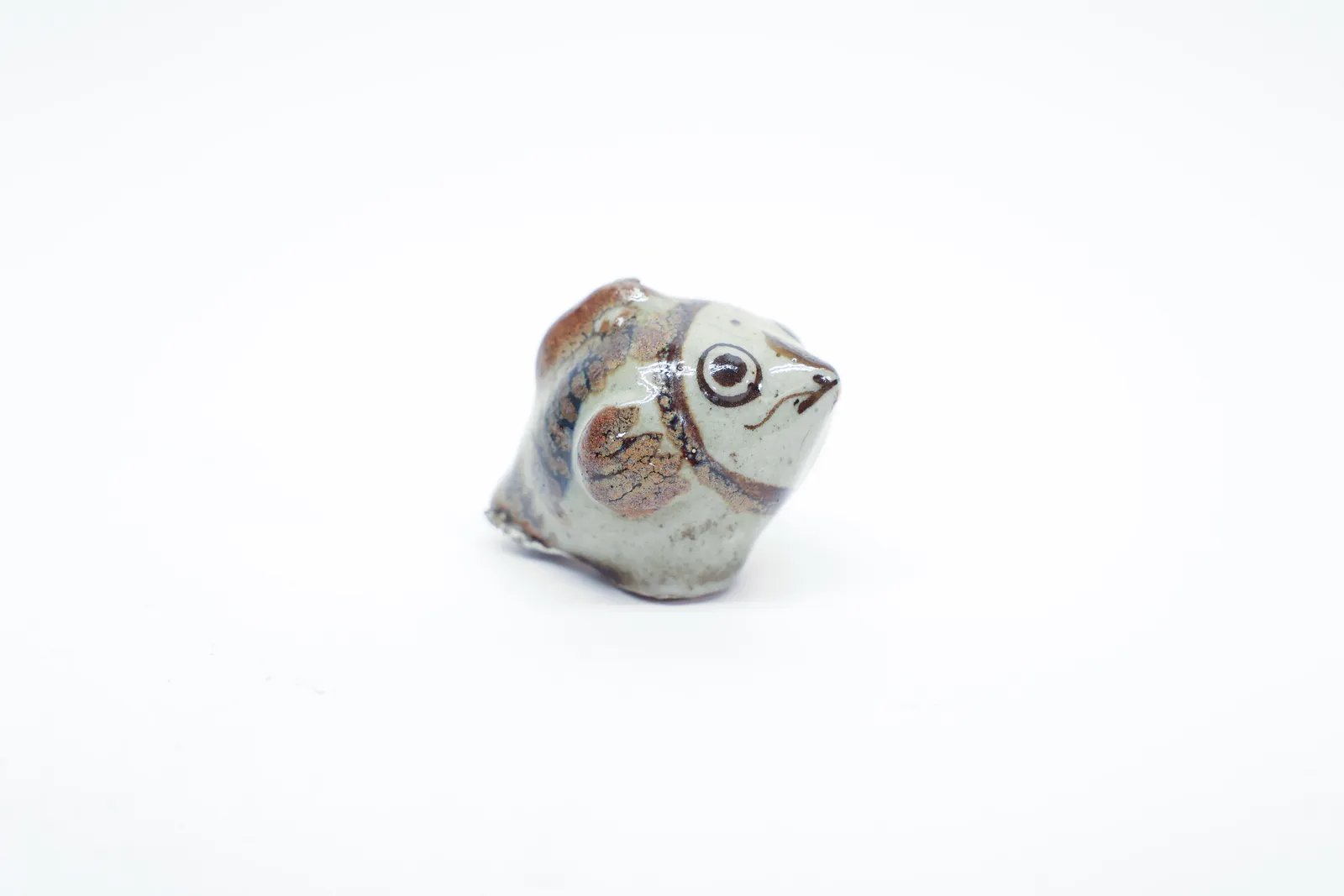 Mexican Folk Art Ceramic Fish Figure, Tonala