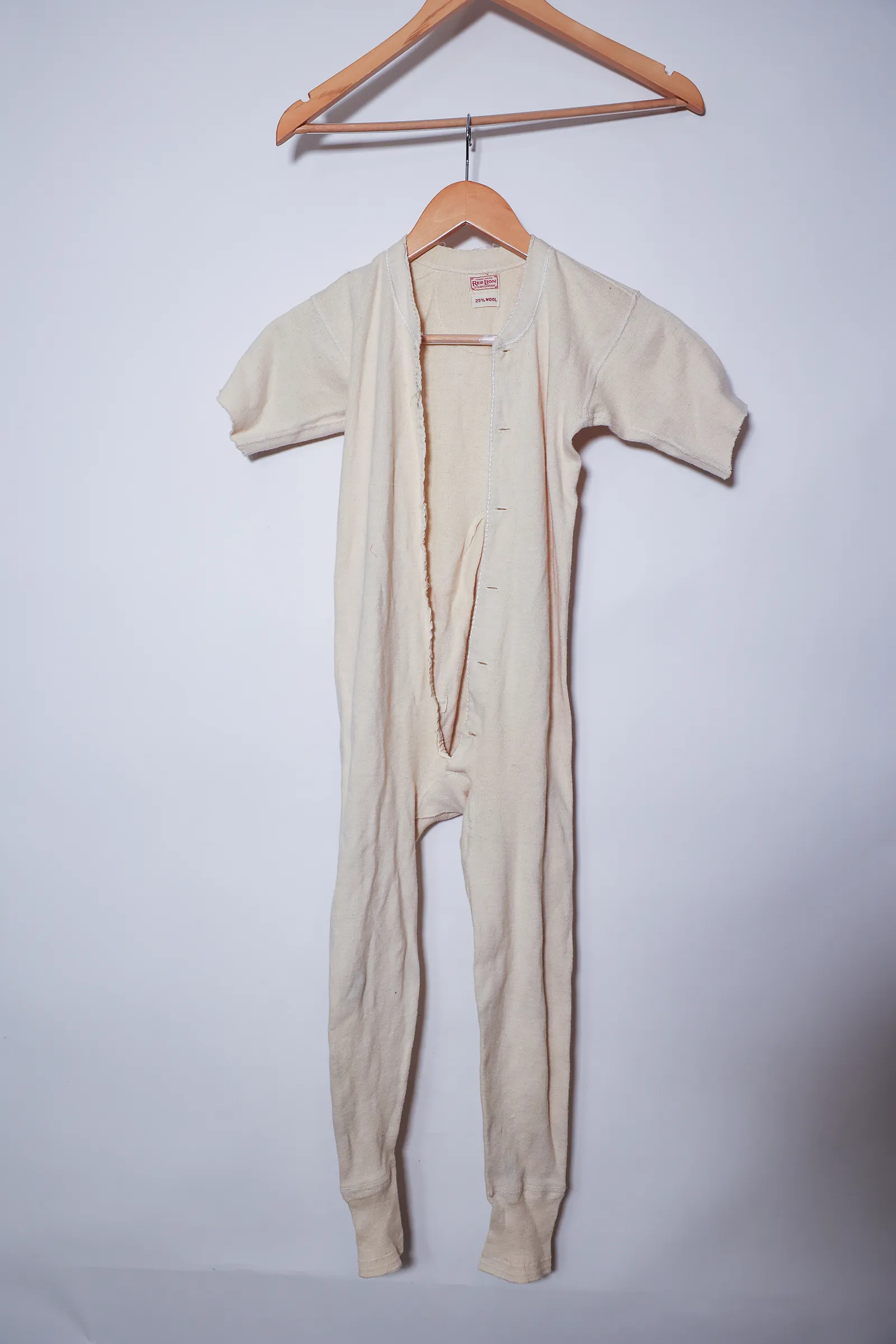 Vintage Red Lion Union Suit Kids Long Johns