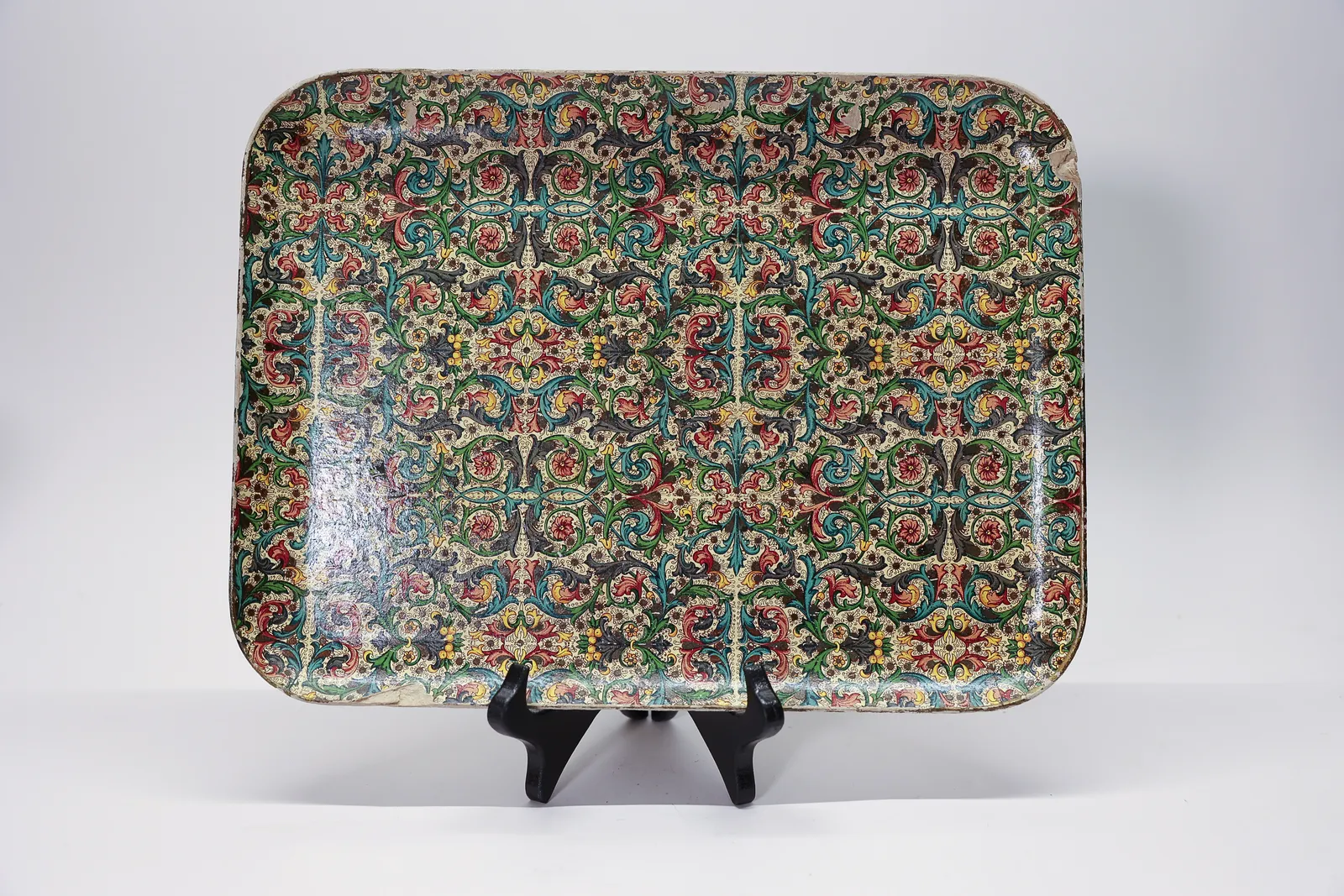 Vintage Viking Import Floral Cocktail Tray