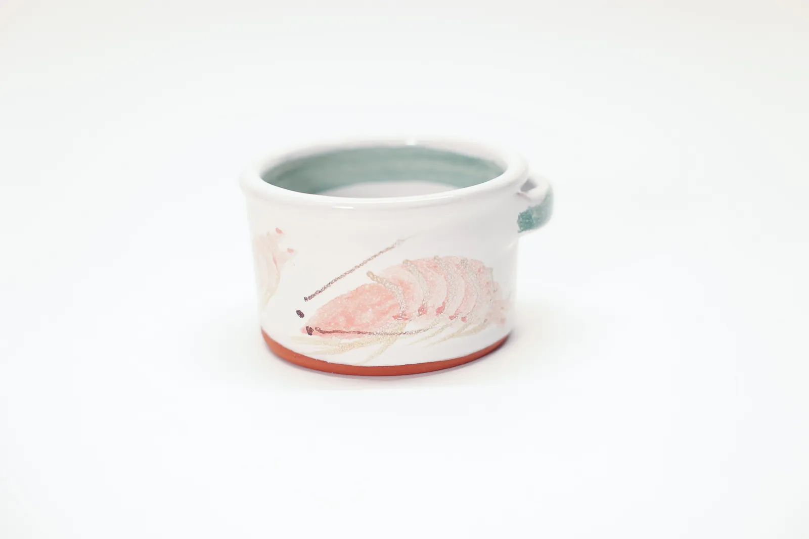 Hand Painted Shrimp Dish