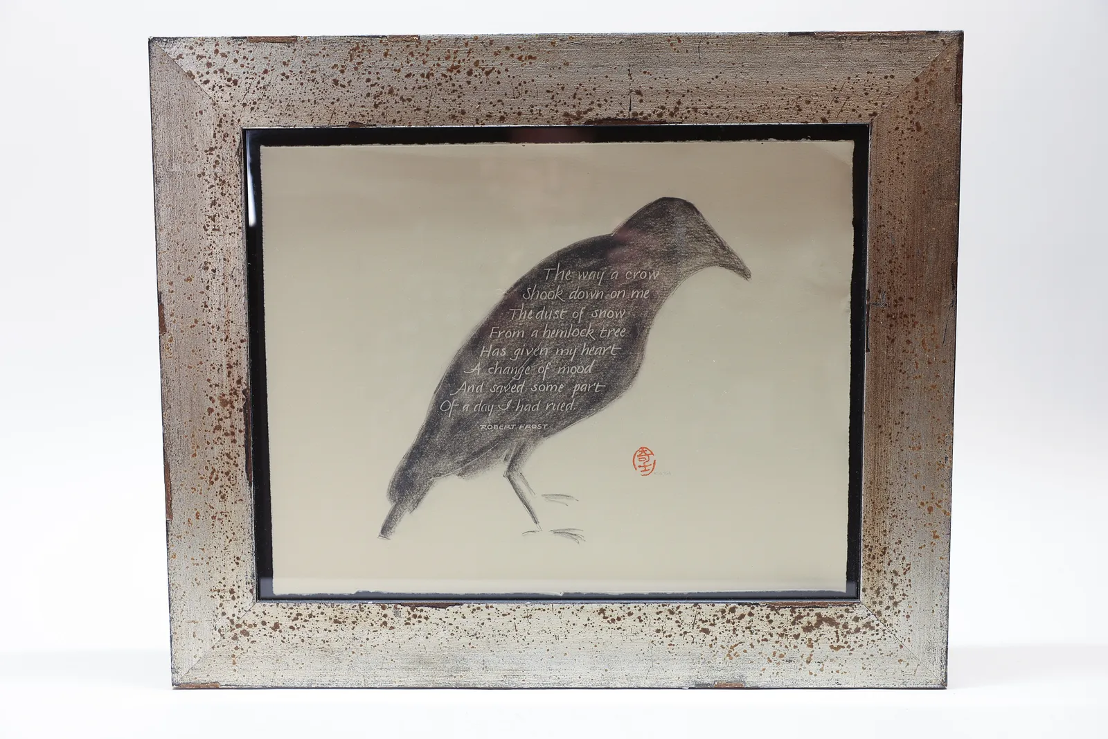 Kaya Robert Frost "Dust of Snow" Crow Art