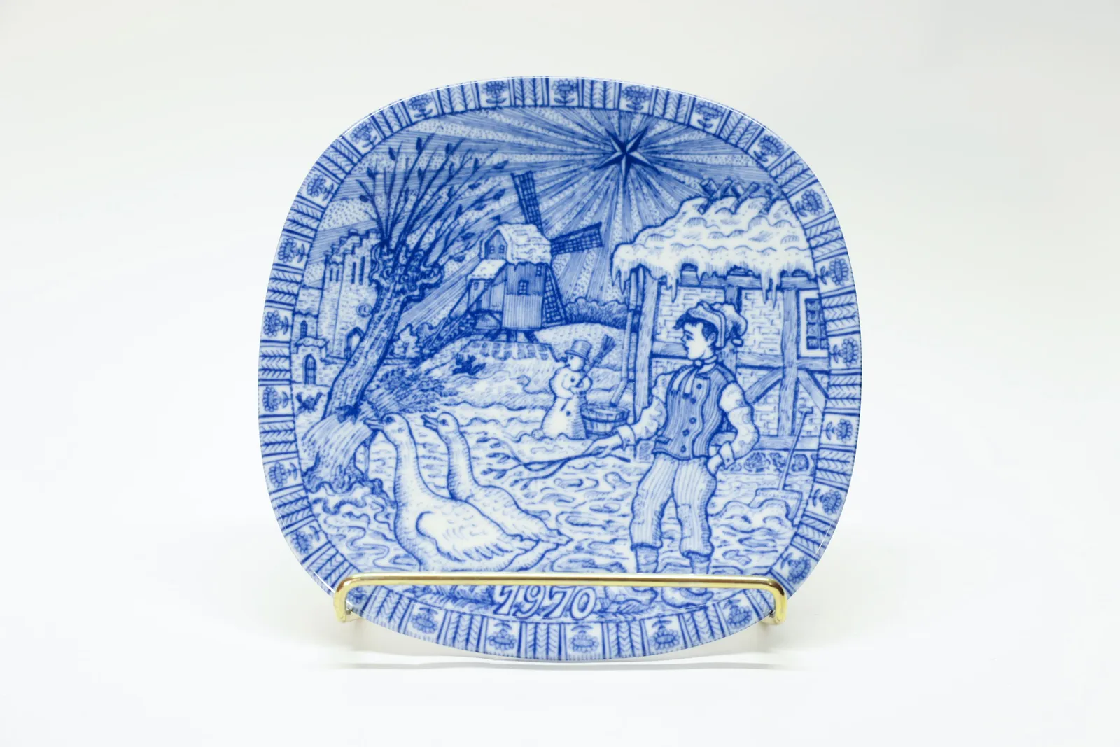 Rörstrand Julen Plate, Sweden, 1970