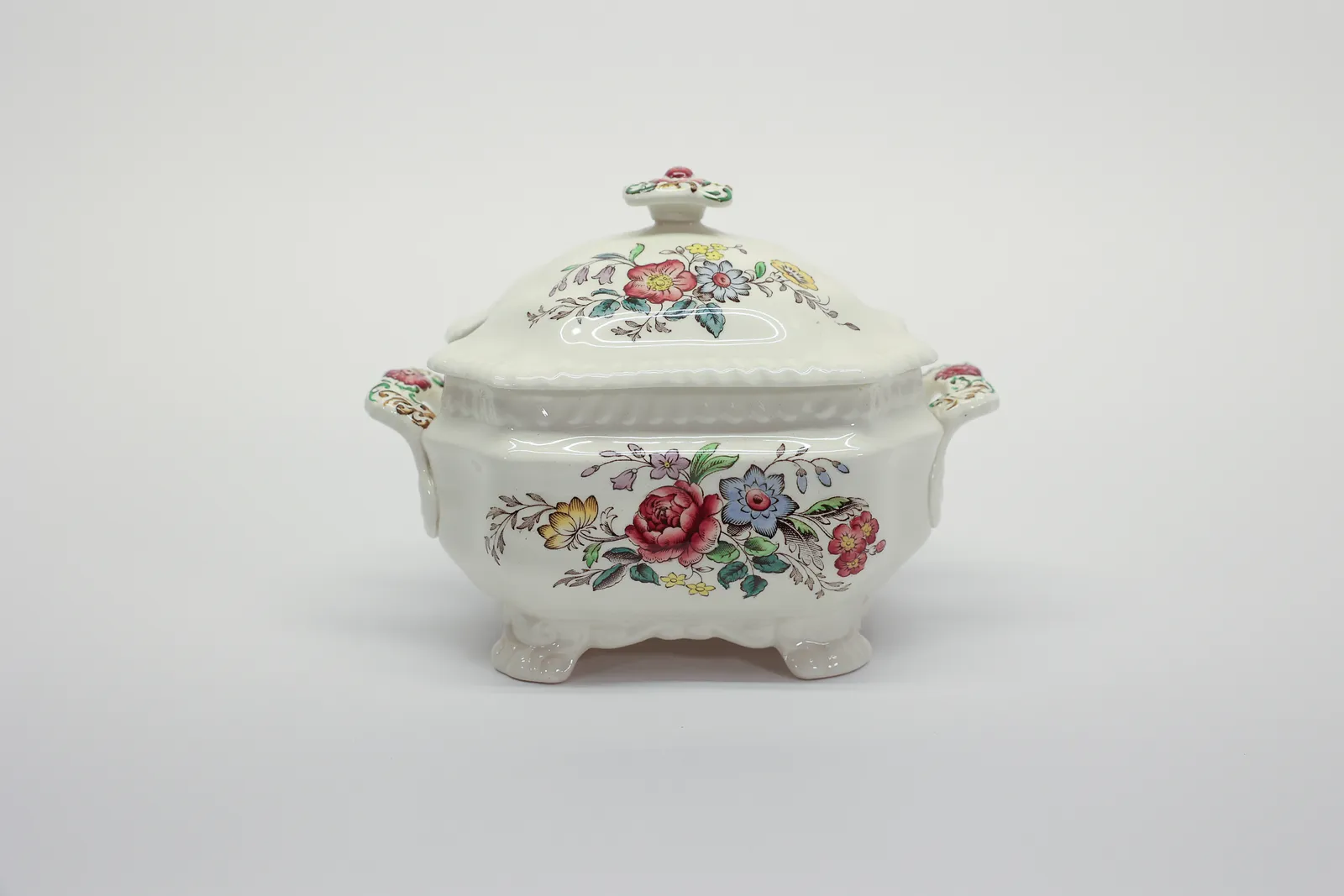 Copeland Spode "Romney" Gadroon Footed Sm Tureen