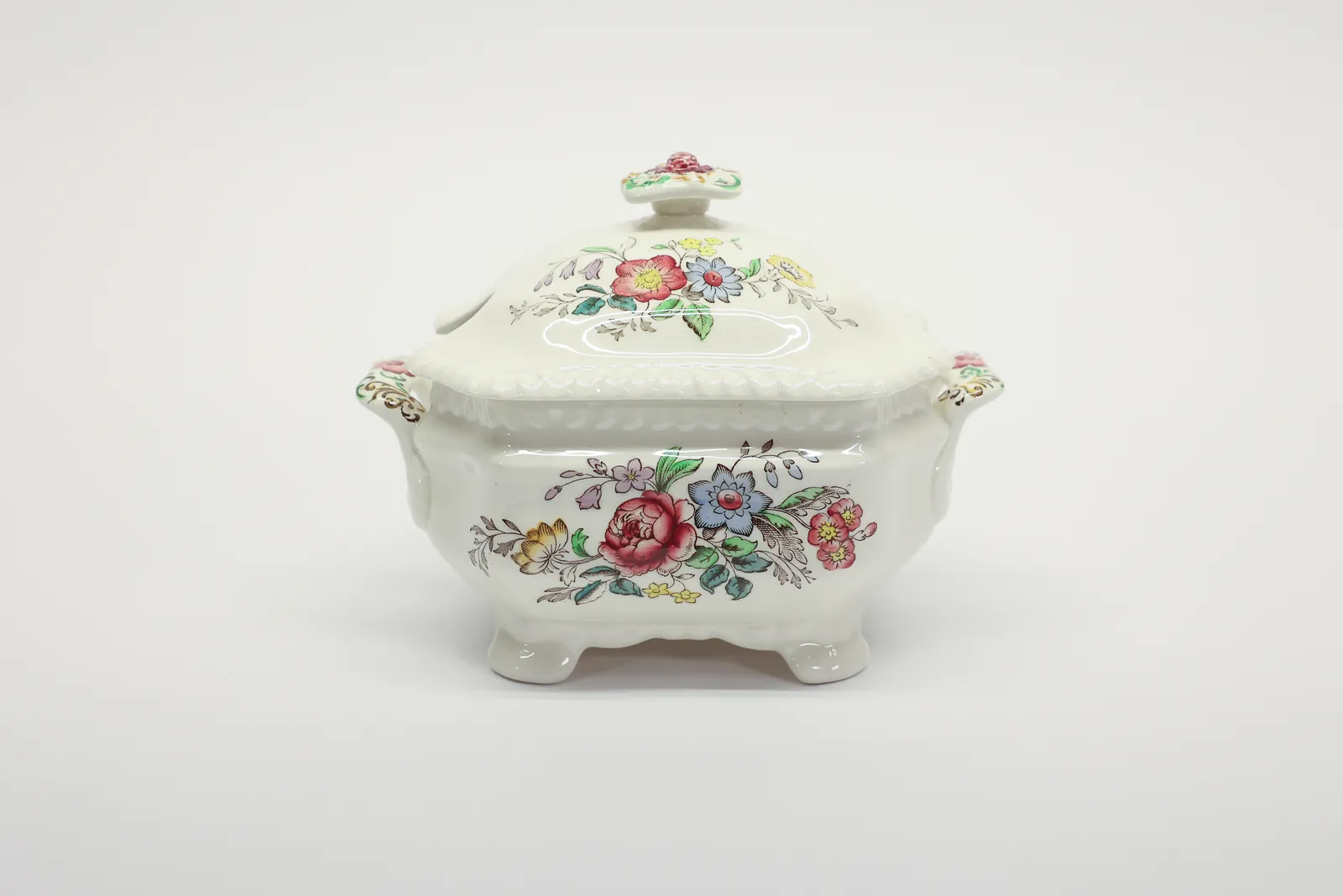 Copeland Spode "Romney" Gadroon Footed Sm Tureen