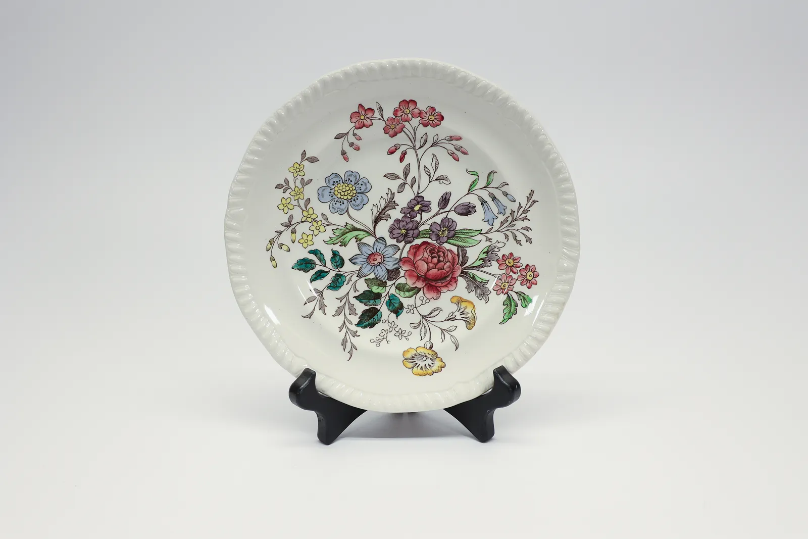 Set of 8 Copeland Spode Romney Transferware Plates