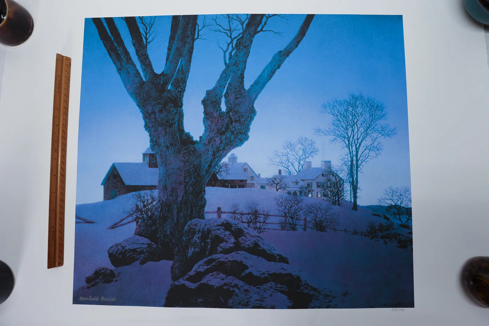 Hilltop Farm Archival Print Maxfield Parrish