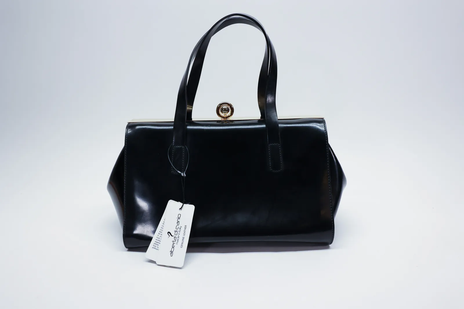 Alberta di Canio Italian Leather Handbag, NWT