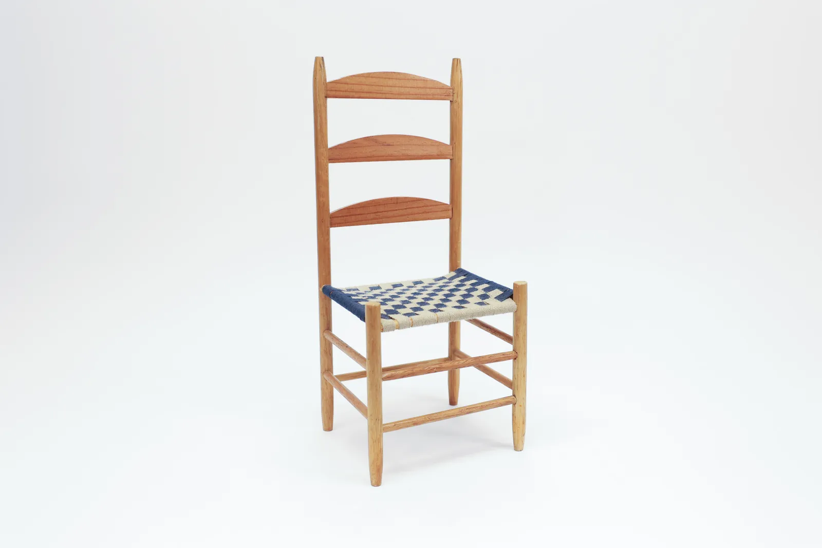 Miniature Shaker-Style Ladder-Back Doll Chair