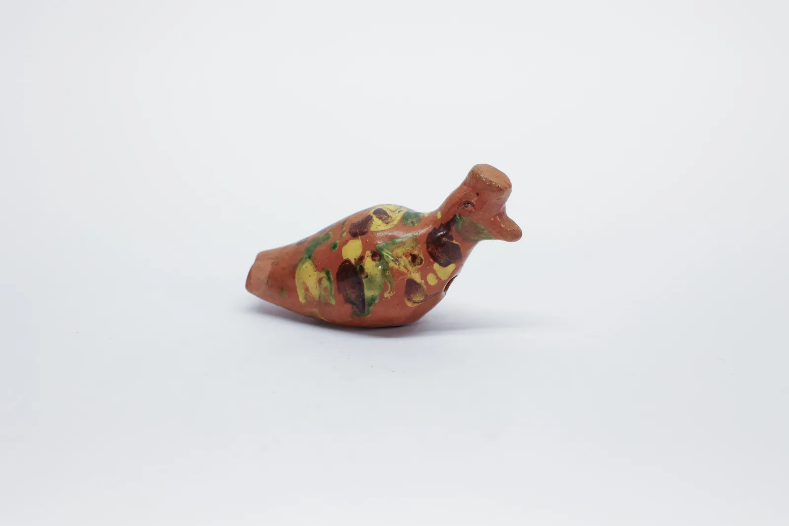 Vintage Redware Bird Whistle