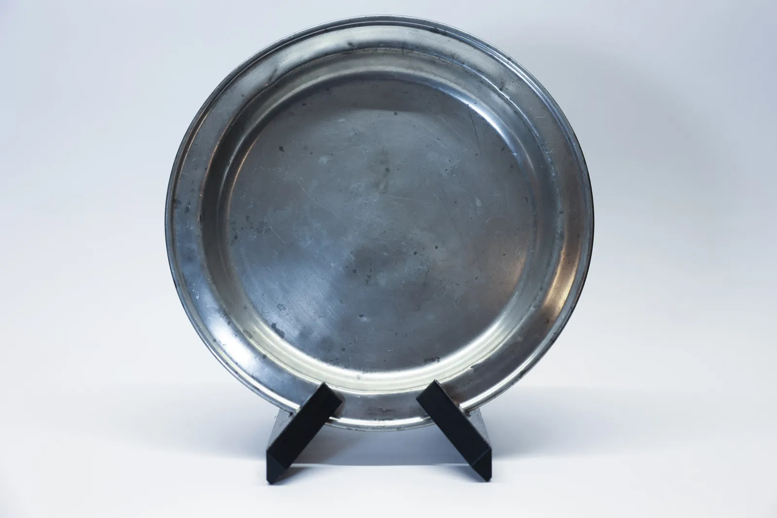 Vintage Marion Pewter Service Plate Marked 766-12