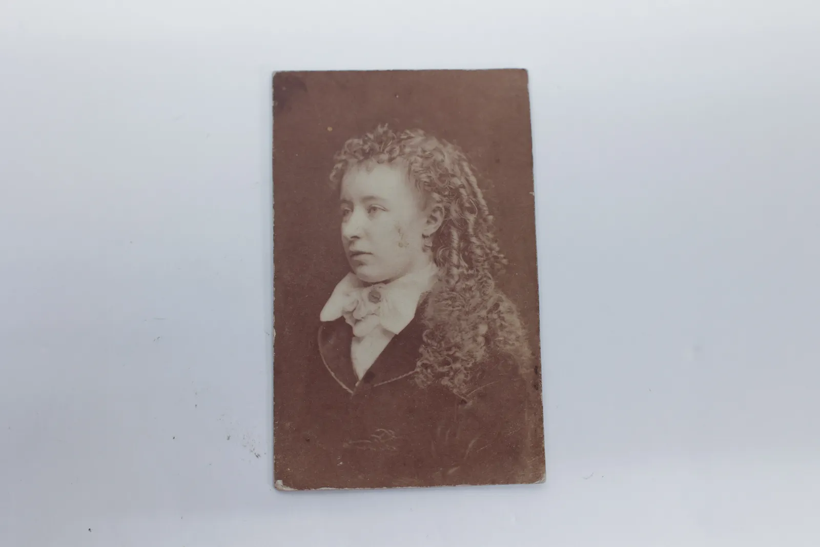 Antique Sepia Portrait CDV Card Victorian Photo