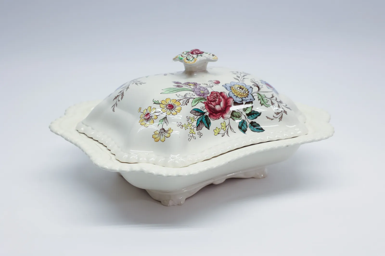 Copeland Spode Romney Covered Vegetable Dish