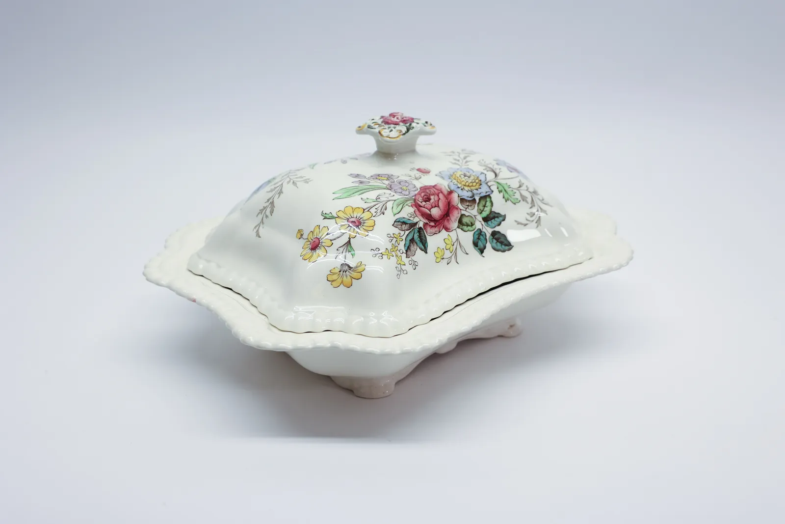 Copeland Spode Romney Covered Vegetable Dish