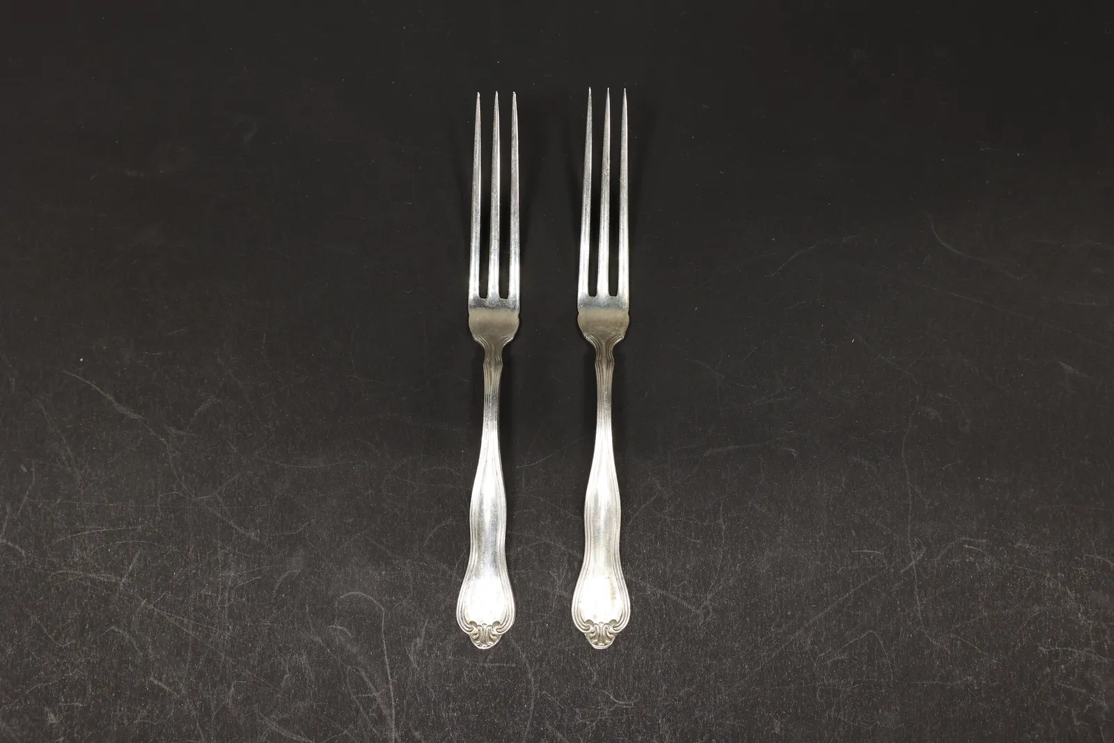 Watrous Sterling Seafood Forks, Pair