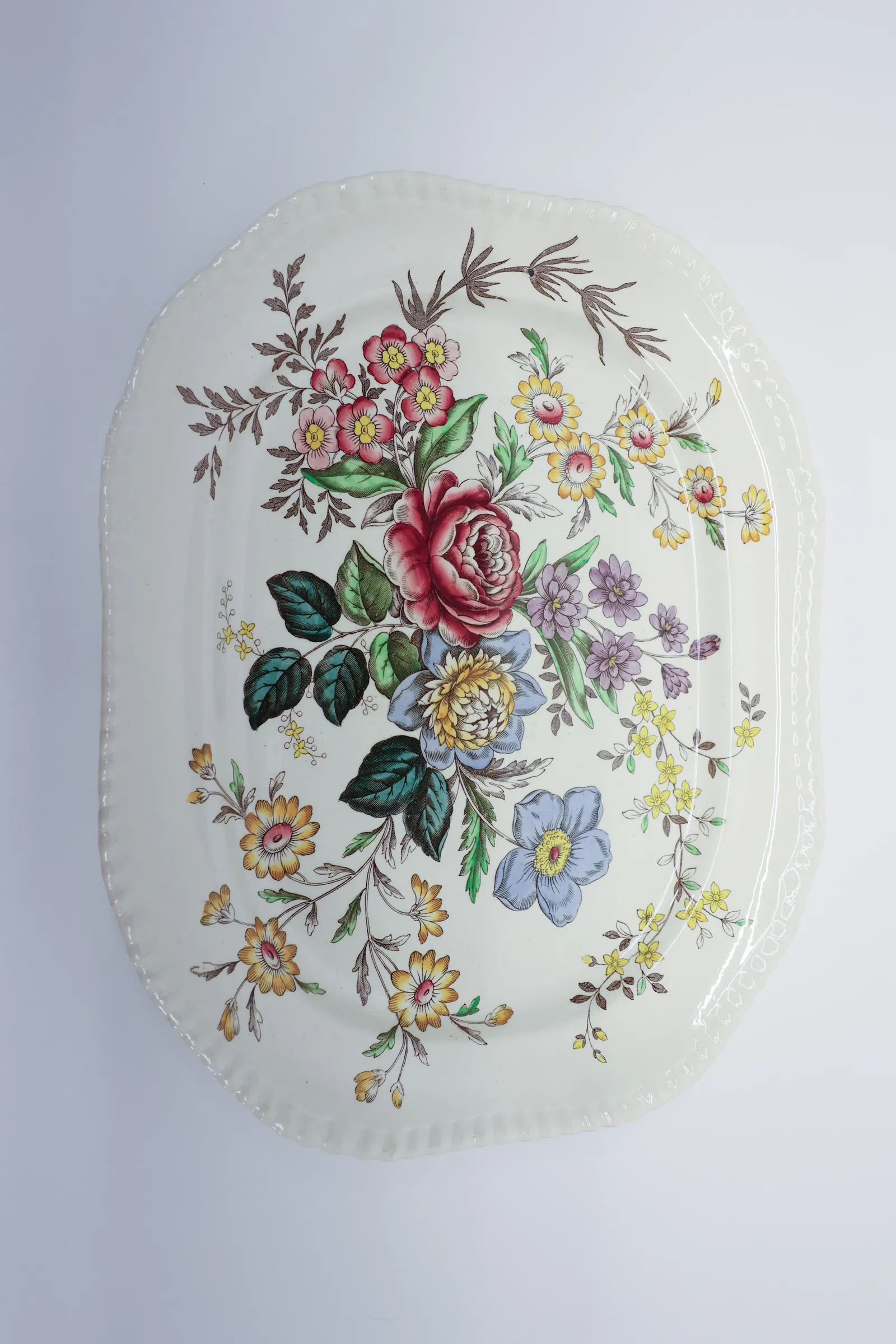 Copeland Spode "Romney" Gadroon Oval Platter