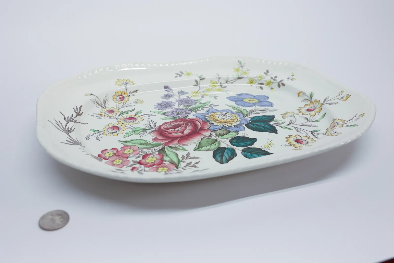 Copeland Spode "Romney" Gadroon Large Platter