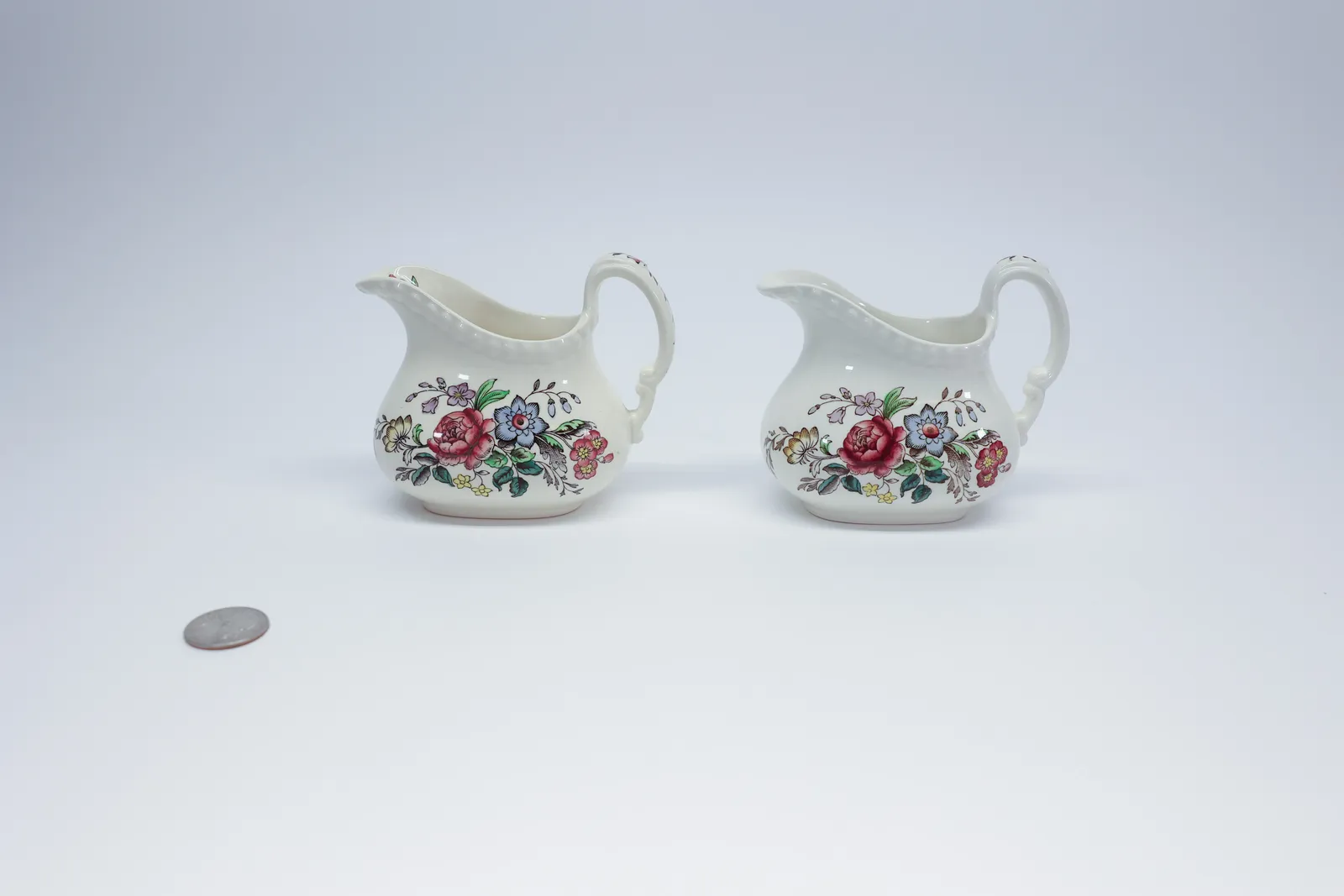 Copeland Spode "Romney" Creamers, Pair
