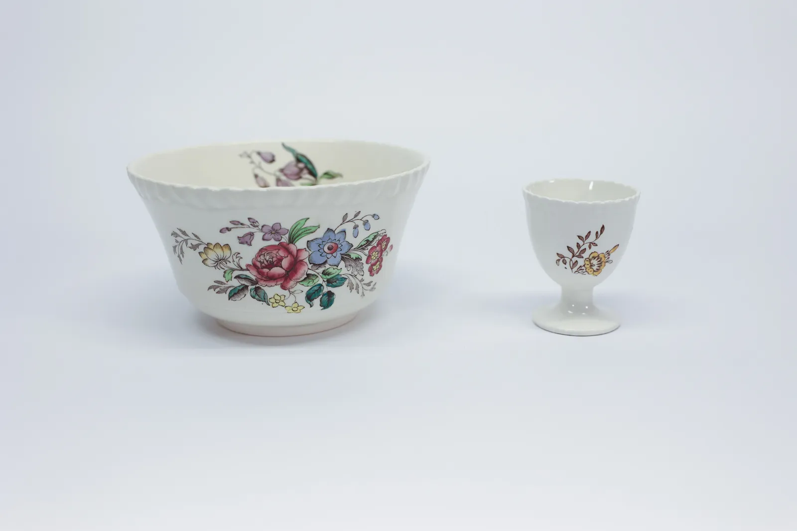 Copeland Spode "Romney" Sugar Bowl & Egg Cup