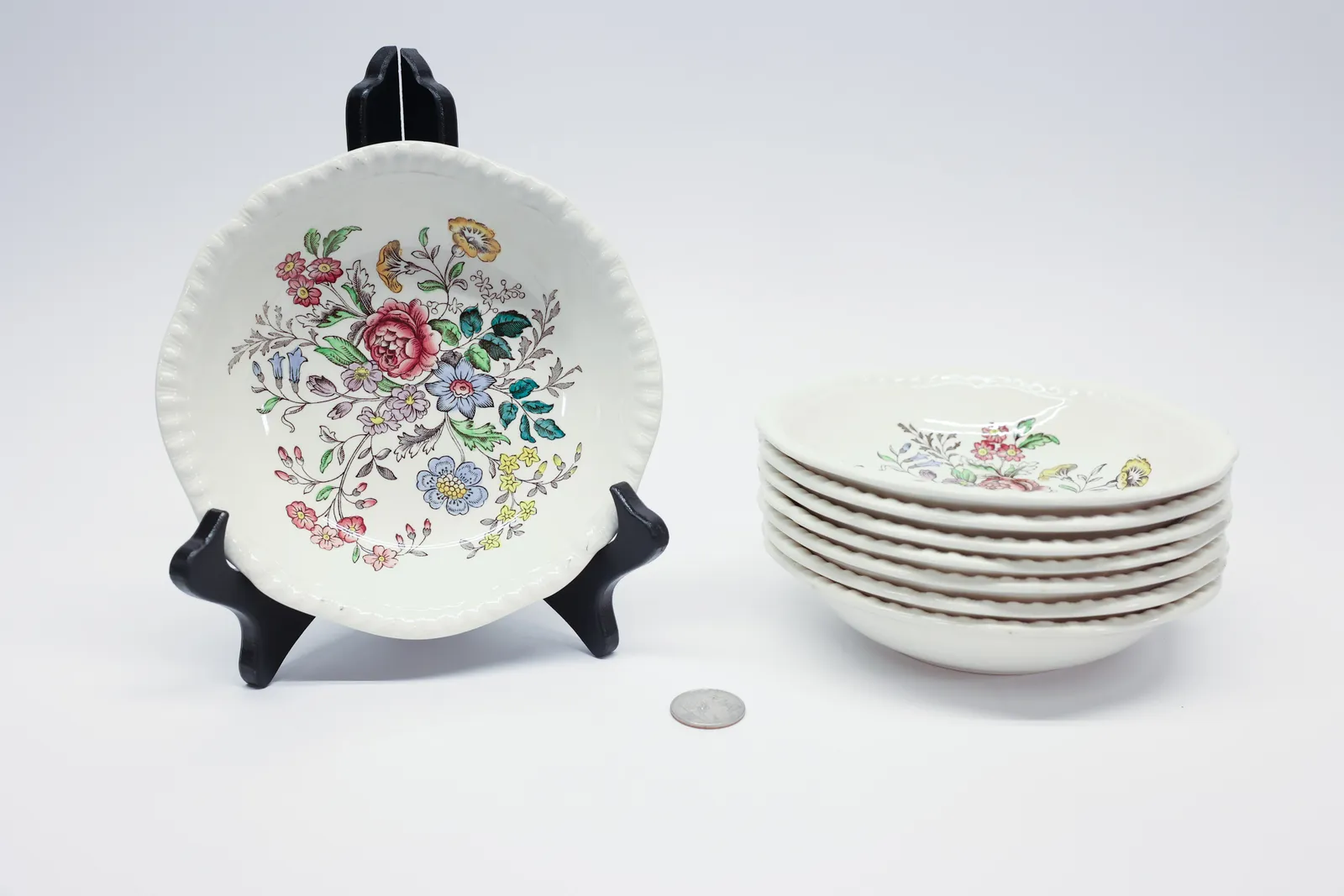 Copeland Spode "Romney" Cereal Bowls, Set of 8
