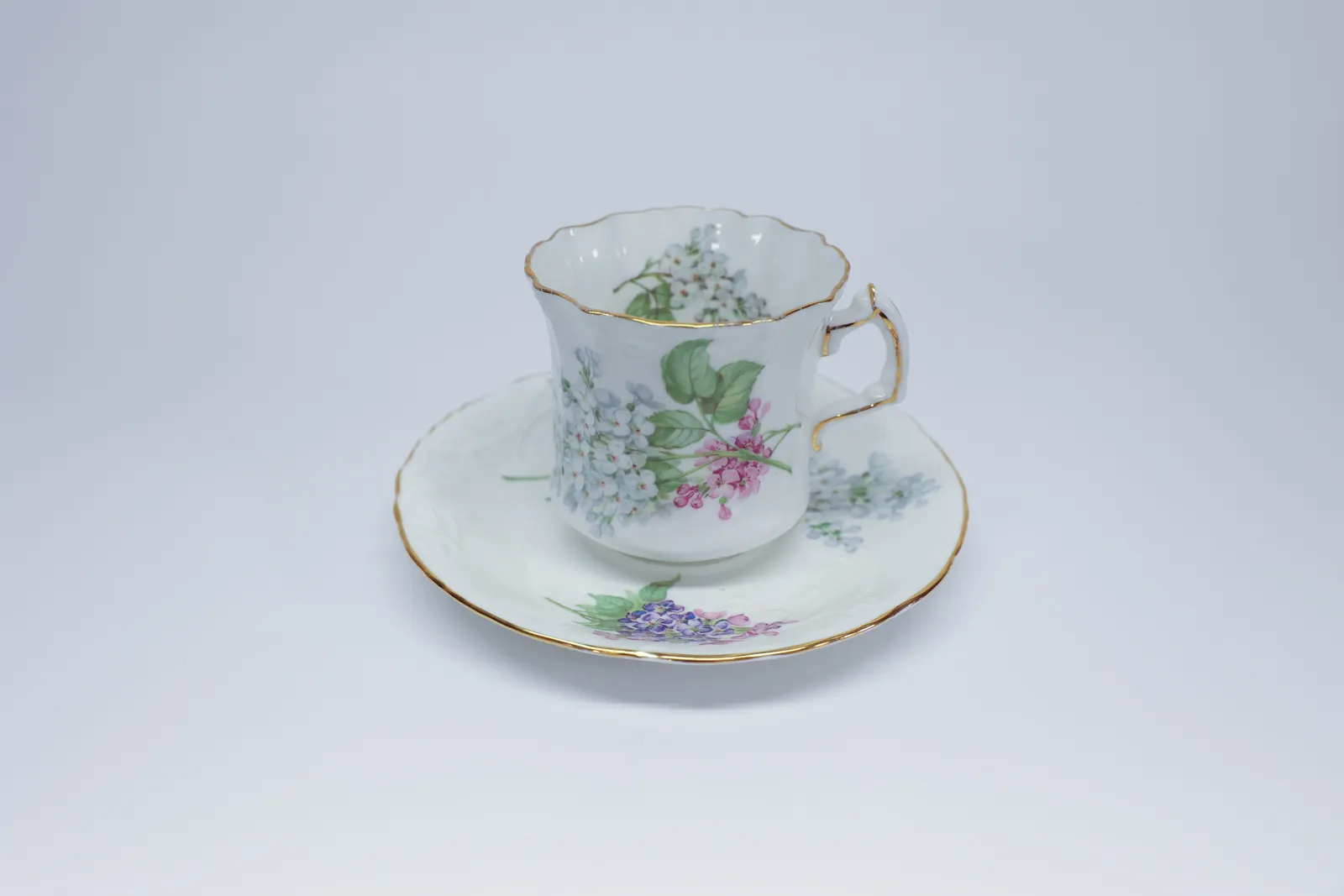 Hammersley & Co Bone China Floral Cup & Saucer