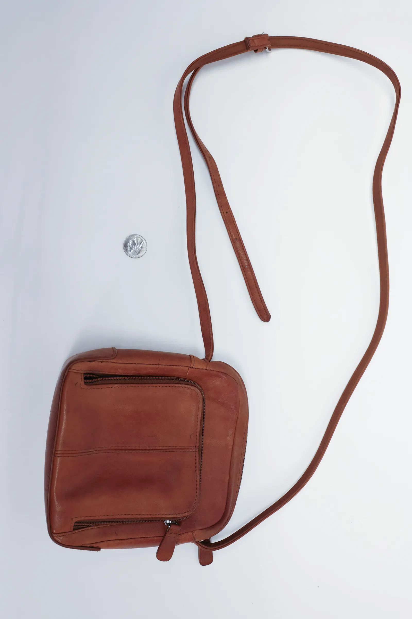 St. John's Bay Genuine Leather Crossbody Bag