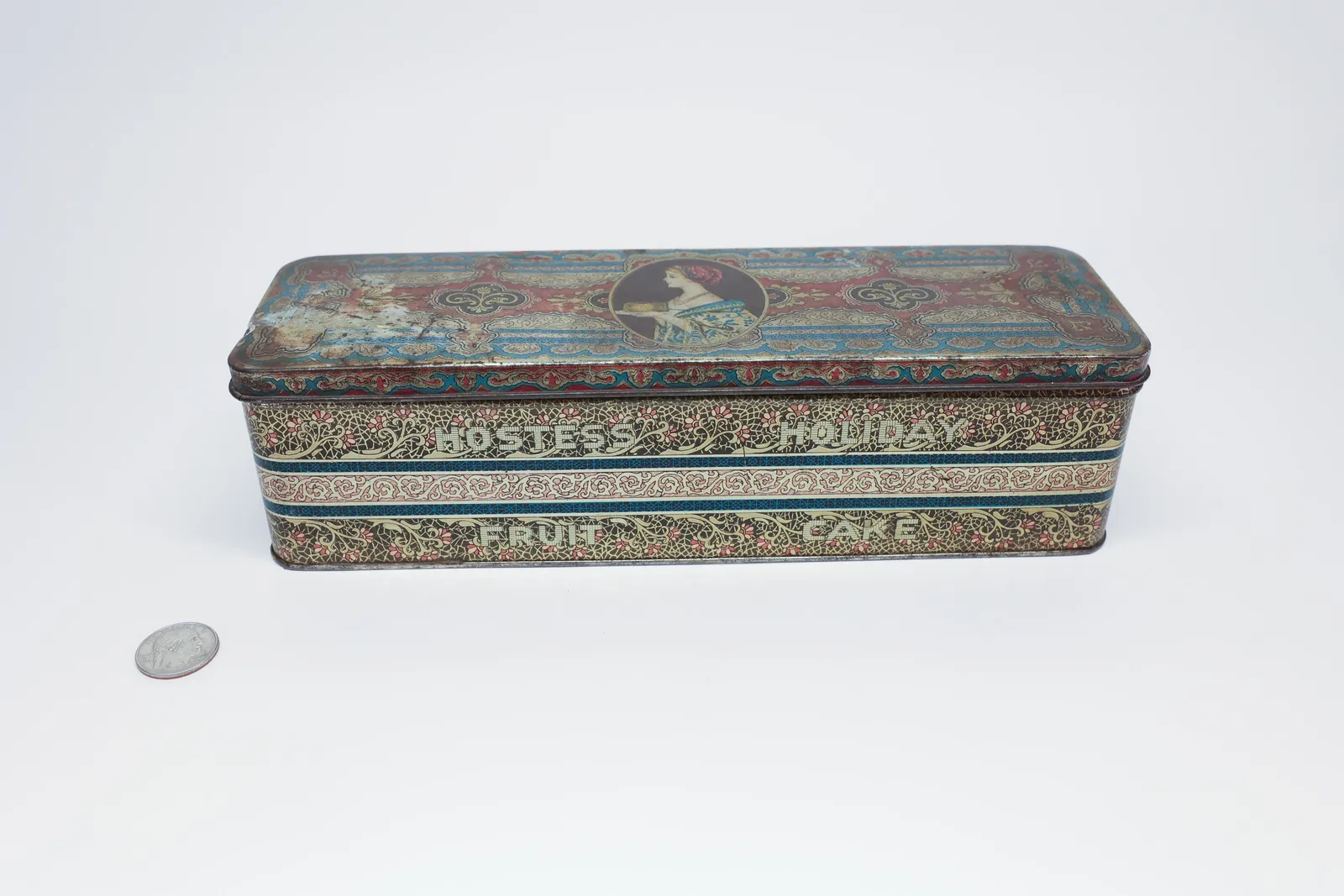 Metal Package Corp. Hostess Fruit Cake Tin
