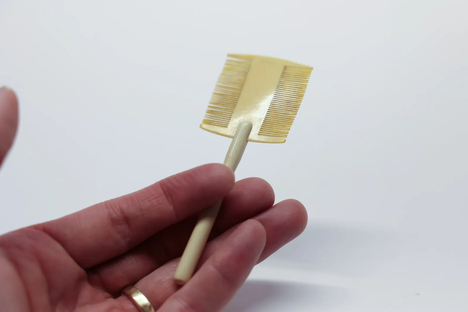 Antique Celluloid Baby Comb/Lice Comb