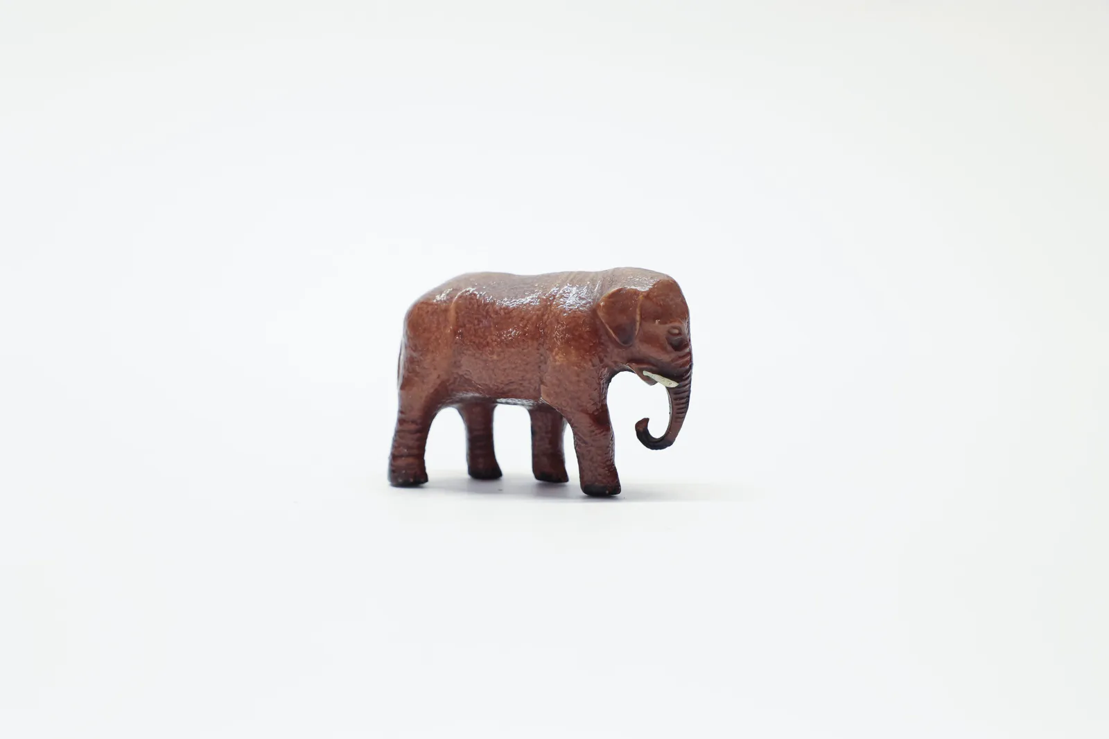 Antique Celluloid Elephant Figurine 1940s
