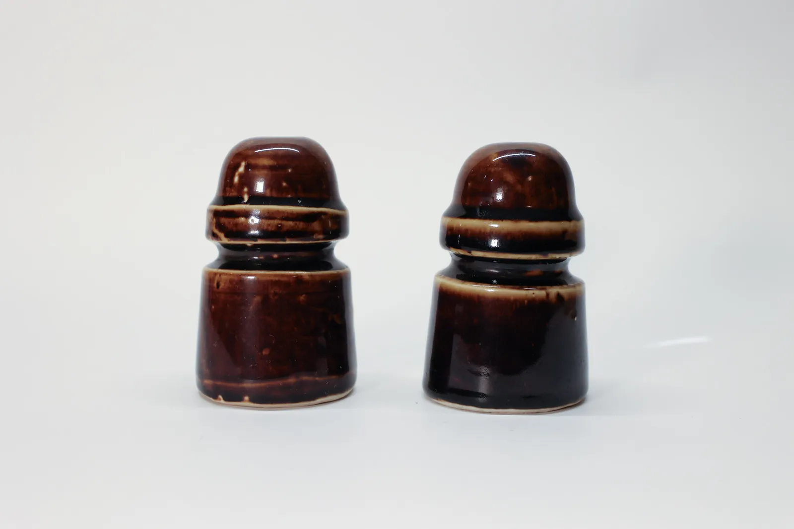 Vintage Brown Insulators