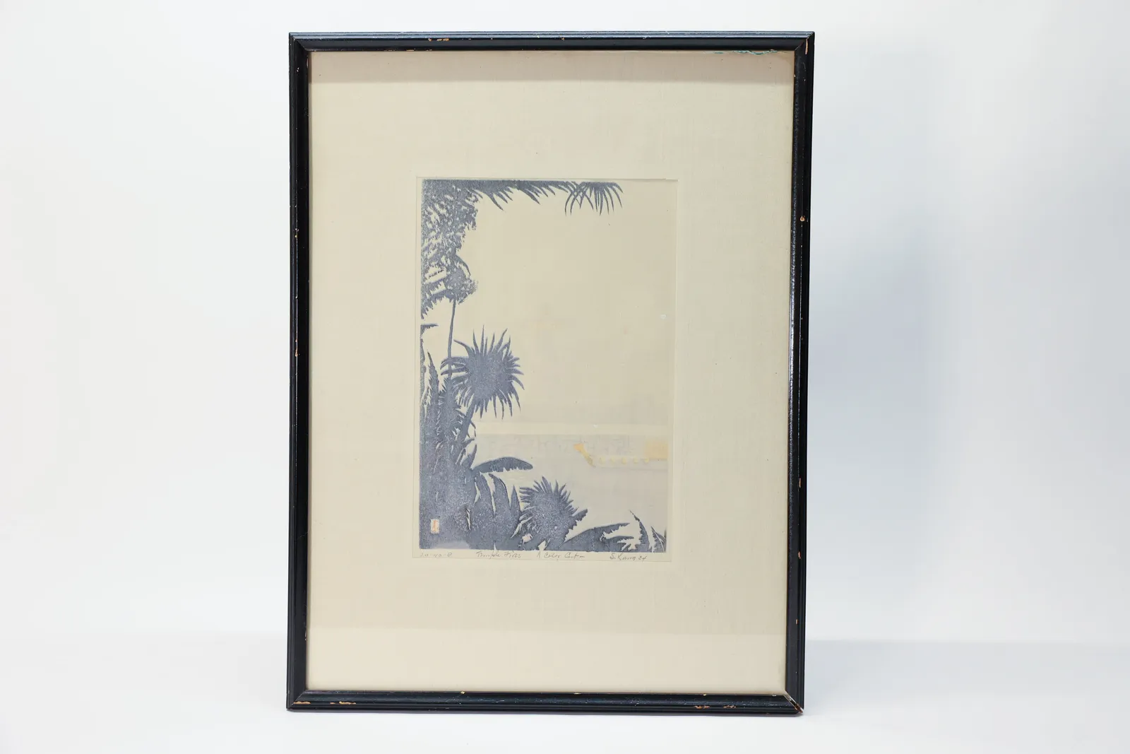 Framed Temple Fires by Samuel Bryant Lang